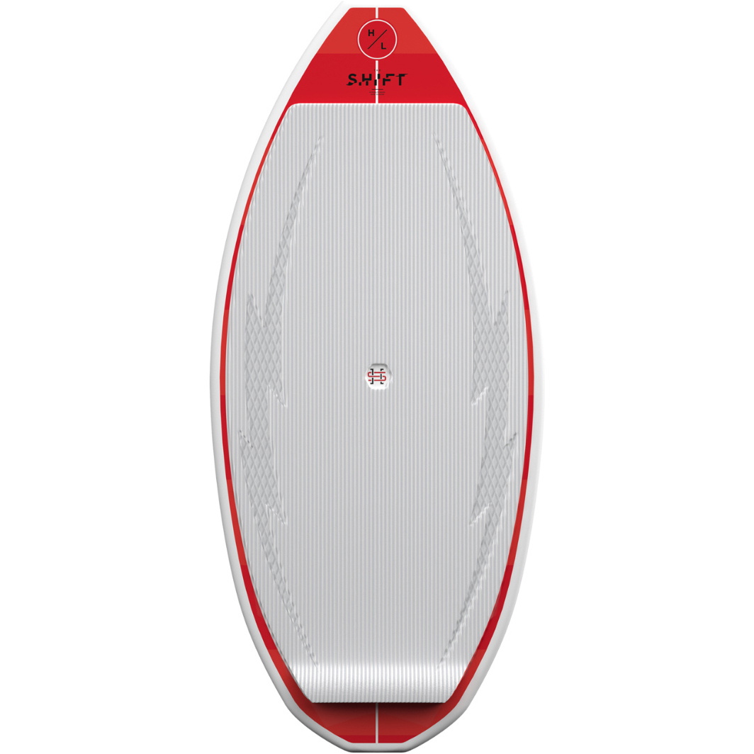 2026 Hyperlite Shift Wakesurfer Board H26SHF.1 - White / Red